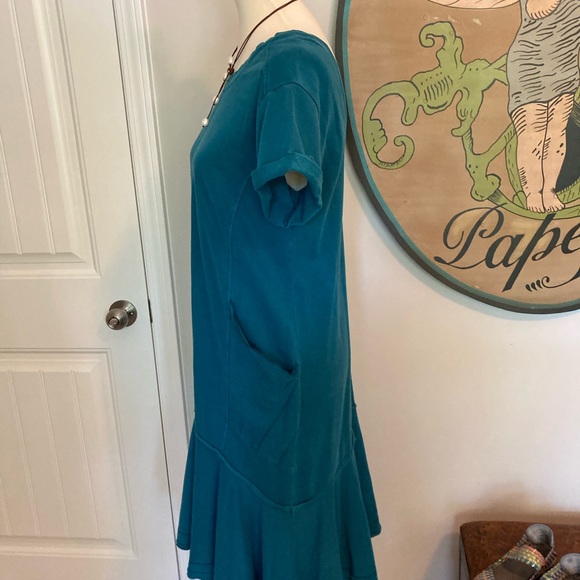 Aqua dress from Anthropologie brand Saturday Sunday - Picture 4 of 8